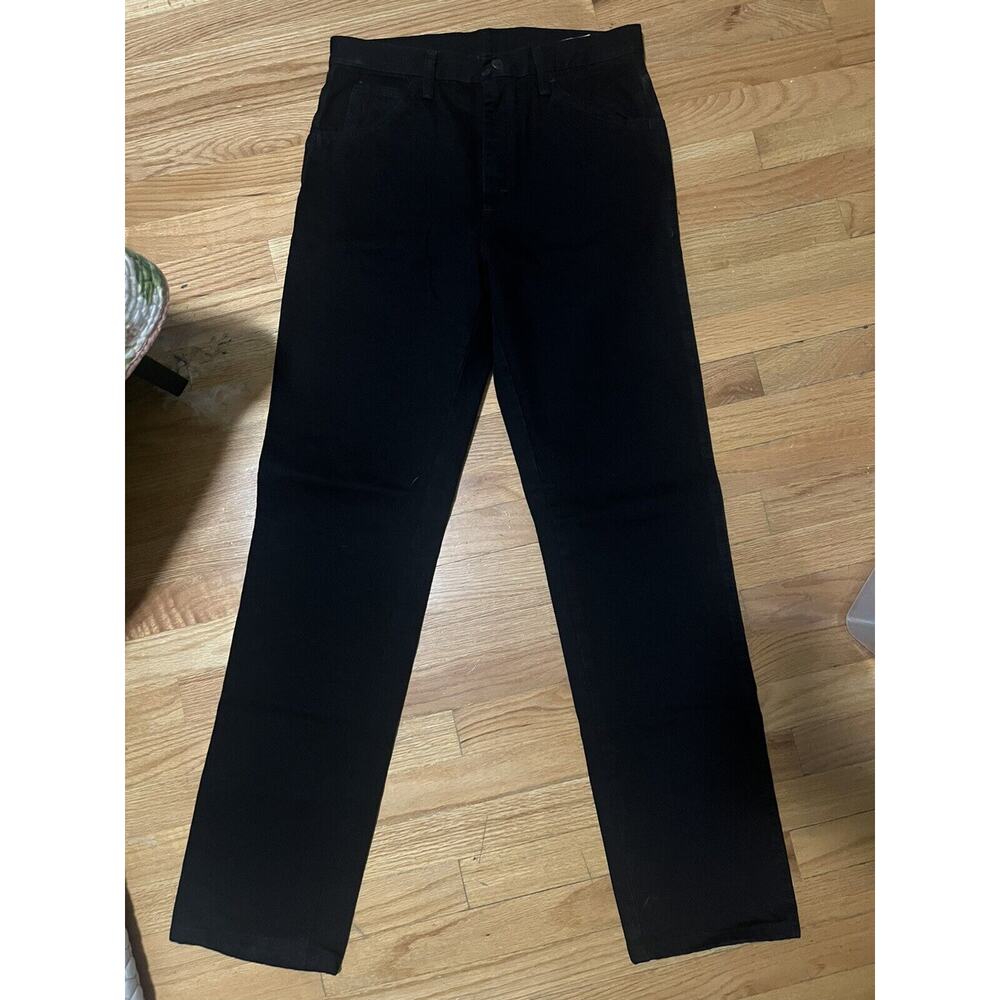 NWT Rustler 32x34 Mens Classic Regular Fit Black Denim Jeans